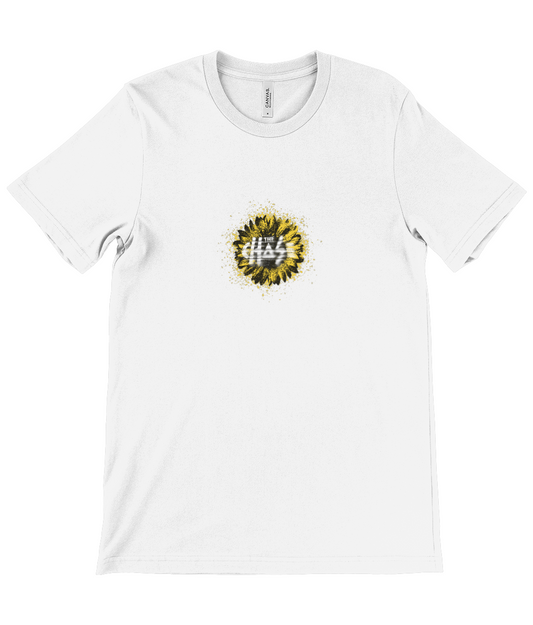 'Columbo Sunflower' T-shirt White